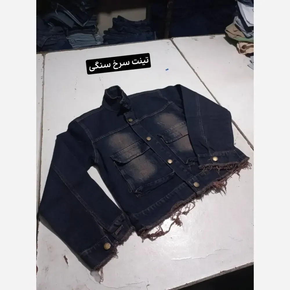 کت کوتاه جین زنانه تینت دار