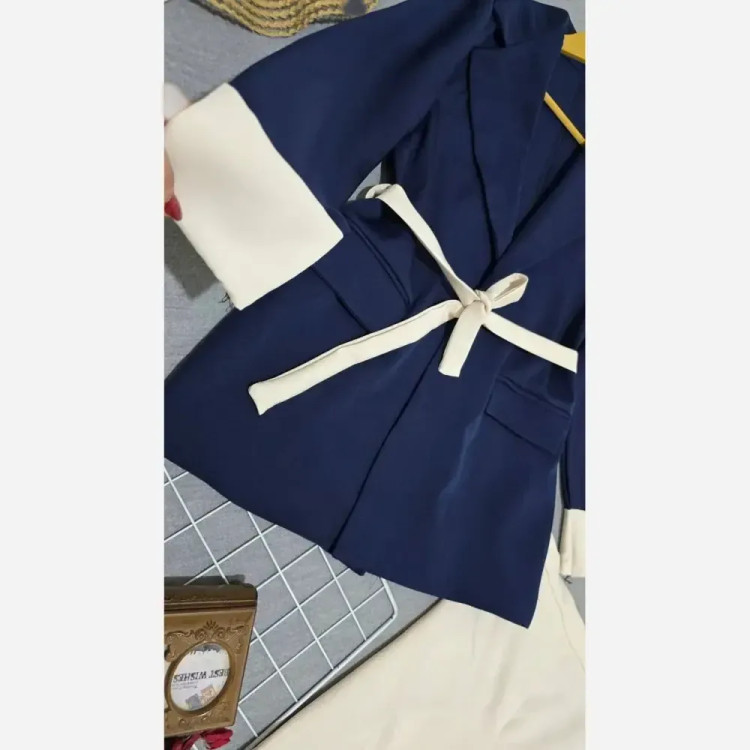 کت و شلوار زنانه مدل یسنا جنس مازراتی فری سایز تا 46