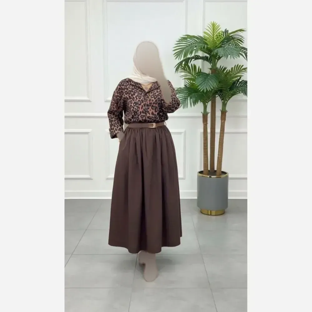 شلوار زنانه کراش طرح گل درشت خنک و سبک فری سایز