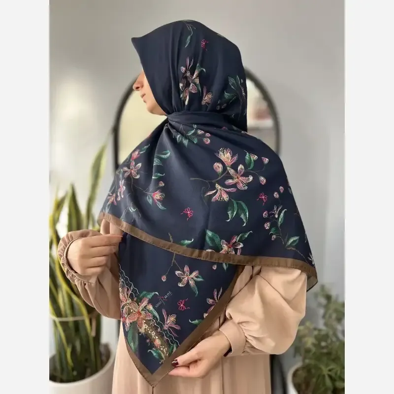 روسری طرحدار سوپر نخ زنانه