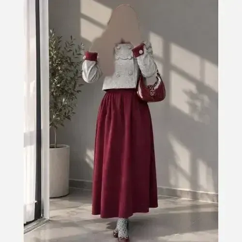 دامن تک یلدا مخمل کبریتی